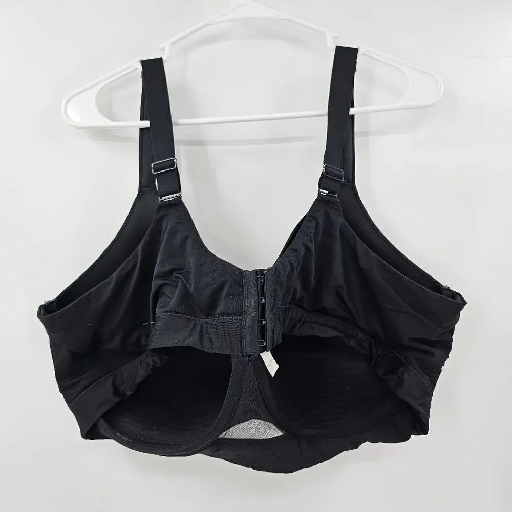 Cacique 46DDD lightly lined full coverage bra black